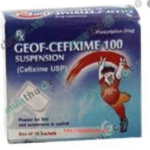 GEOF-Cefixime 100 - Thuốc điều trị nhiễm khuẩn hiệu quả