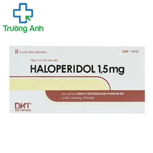 Haloperidol 1,5mg Hataphar - Thuốc điều trị bệnh tâm thần hiệu quả