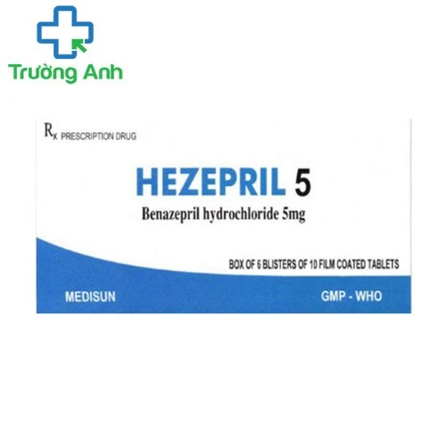 Hezepril 5 - Thuốc điều trị tăng huyết áp của Medisun