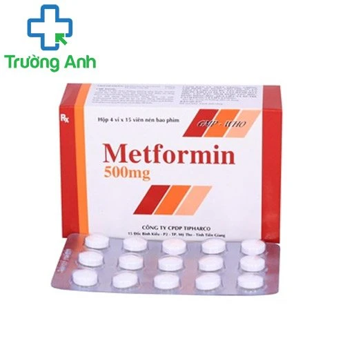 Metformin 500mg Tipharco - Thuốc điều trị đái tháo đường tuýp 2 hiệu quả