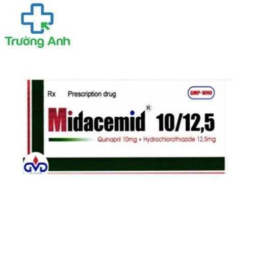 Midacemid 10/12,5- Thuốc điều trị tăng huyết áp hiệu quả của MD Pharco
