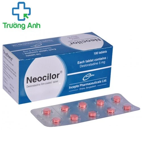 Neocilor Tablet - Thuốc điều trị viêm mũi dị ứng, mề đay hiệu quả của Incepta