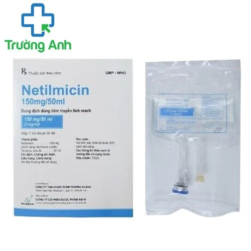 Netilmicin 150mg/50ml Amvipharm - Thuốc điều trị nhiễm khuẩn