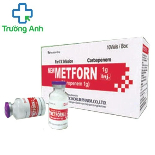 Newmetforn Inj. 1g - thuốc điều trị viêm nhiễm của BCWorld Pharm. Co., Ltd