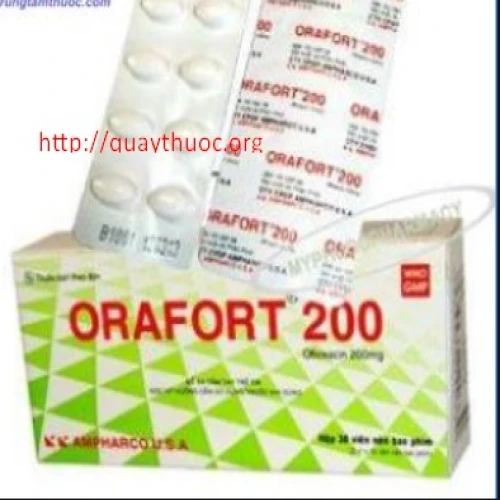 Orafort 200mg - Thuốc kháng sinh trị bệnh hiệu quả của Ampharco