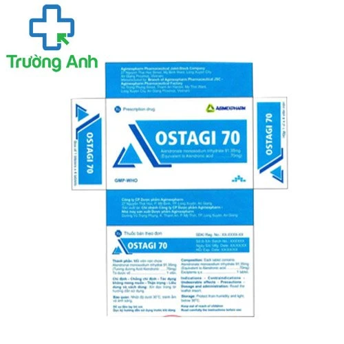 OSTAGI 70 - Thuốc điều trị loãng xương hiệu quả của Agimexpharm
