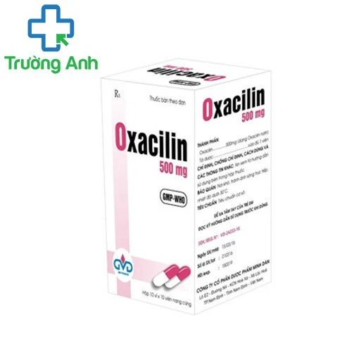 Oxacilin 500mg - Thuốc diều trị nhiễm khuẩn hiệu quả của MD Pharco
