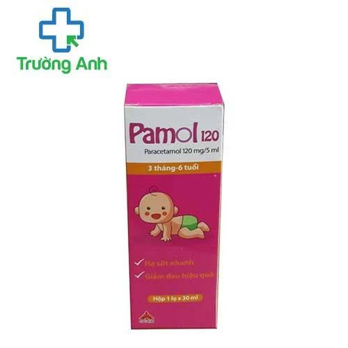 Pamol 120 CPC1HN (30ml) - Thuốc giảm đau, hạ sốt cho trẻ em hiệu quả