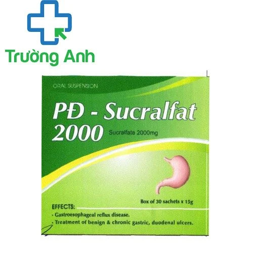 PĐ-SUCRALFAT 2000 - thuốc điều trị triệu chứng loét dạ dày tá tràng của công ty Phong Phú
