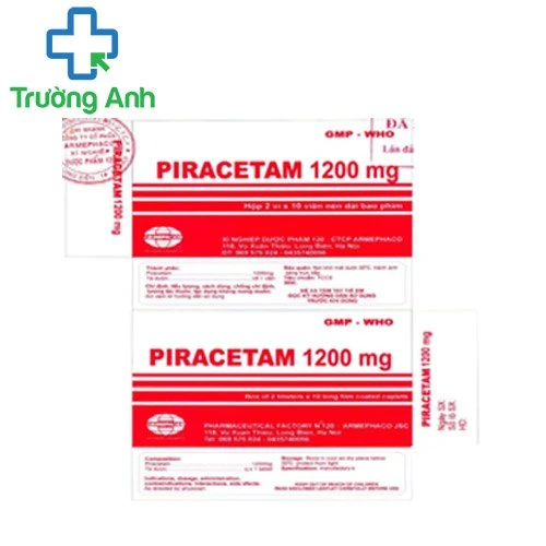 Piracetam 1200mg Armephaco - thuốc điều trị thần kinh hiệu quả