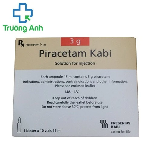 Piracetam Kabi 3g/15ml - Thuốc điều trị thần kinh hiệu quả
