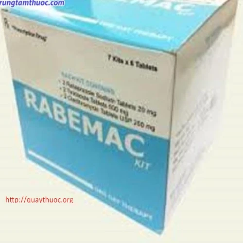 Rabemac Kit - Thuốc điều trị viêm loét dạ dày, tá tràng hiệu quả của Ấn Độ
