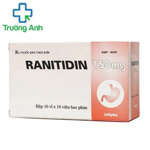 Ranitidin 150mg Vidipha - Thuốc điều trị viêm loét dạ dày, tá tràng hiệu quả