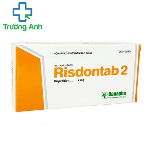 Risdontab 2 Danapha - Thuốc điều trị bệnh tâm thần phân liệt của Danapha 