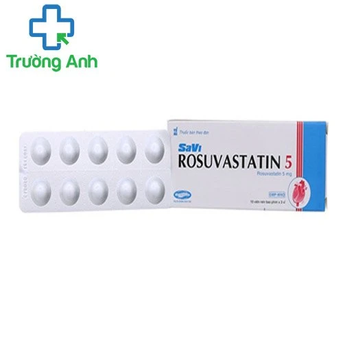 Savi Rosuvastatin 5 - Thuốc điều trị tăng cholesterol hiệu quả của Savipharm