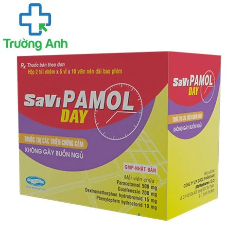 SaViPamol Day - Thuốc giảm đau hạ sốt hiệu quả của SAVIPHAMR