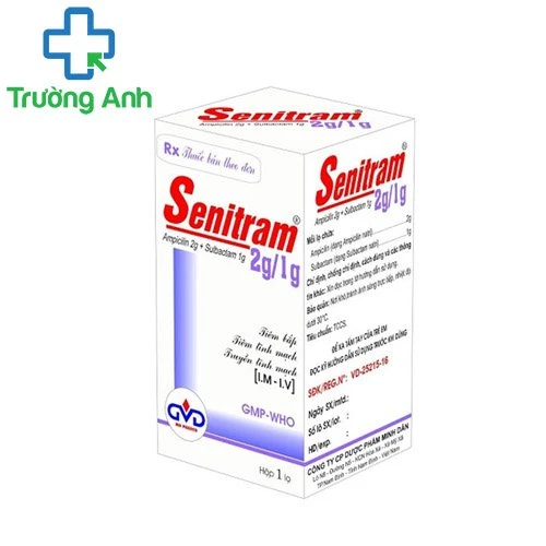 Senitram 2g/1g - Thuốc điều trị nhiễm khuẩn hiệu quả của MD Pharco