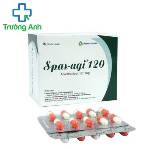Spas-Agi 120 - Thuốc chống co thắt cơ trơn đường tiêu hóa của Agimexpharm 