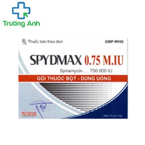 Spydmax 0.75 M.IU - Thuốc kháng khuẩn, chống viêm của Medisun