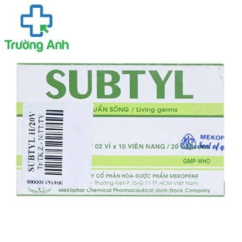 Subtyl Mekophar (viên) - Thuốc điều trị rối loạn tiêu hóa hiệu quả