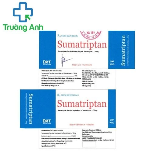 Sumatriptan Hataphar - Thuốc điều trị đau nửa đầu hiệu quả
