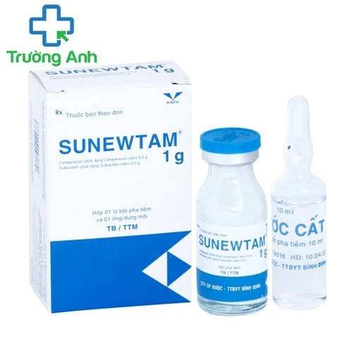 Sunewtam 1g - Thuốc điều trị nhiễm trùng đường hô hấp của Bidiphar