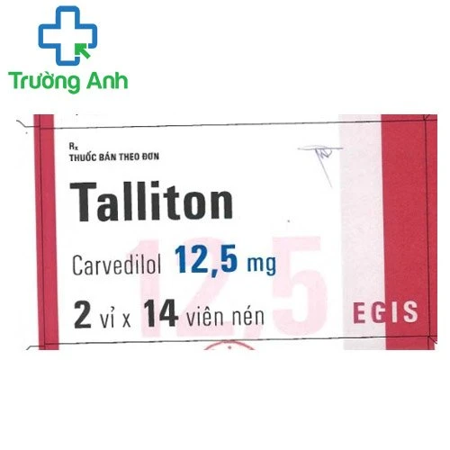 Talliton 12.5mg - Thuốc điều trị cao huyết áp, suy tim hiệu quả của Egis
