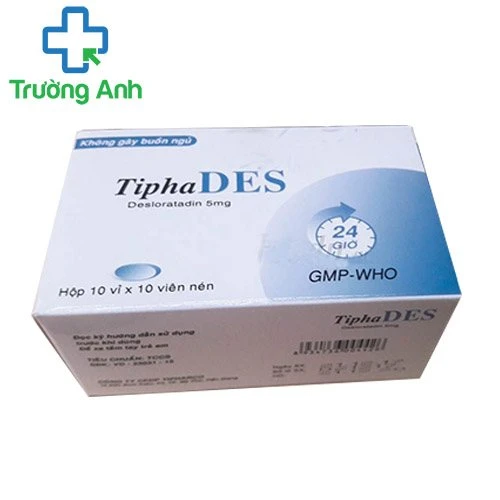 Tiphades - Thuốc điều trị viêm mũi dị ứng hiệu quả của Tipharco