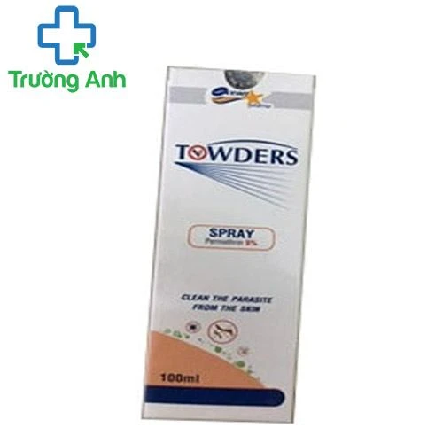 Towders spray 100ml - Giúp loại bỏ kí sinh trùng trên da hiệu quả