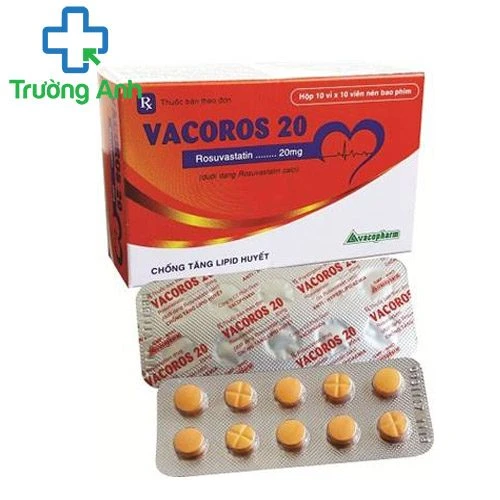 VACOROS 20 - Thuốc điều trị rối loạn lipid máu hiệu quả của Vacopharm