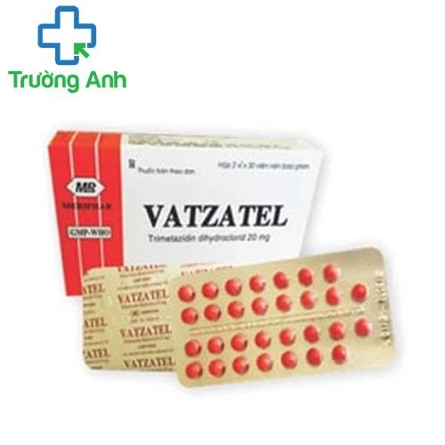 Vatzatel 20mg - Thuốc điều phòng, điều trị cơn đau thắt ngực hiệu quả