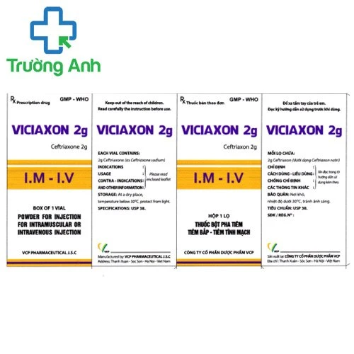 Viciaxon 2g VCP - Thuốc điều trị nhiễm trùng hiệu quả