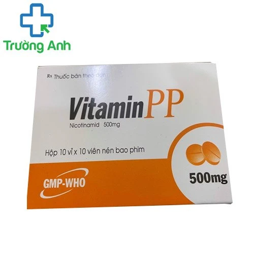 Vitamin PP 500mg Tipharco - Thuốc điều trị bệnh Pellagra hiệu quả