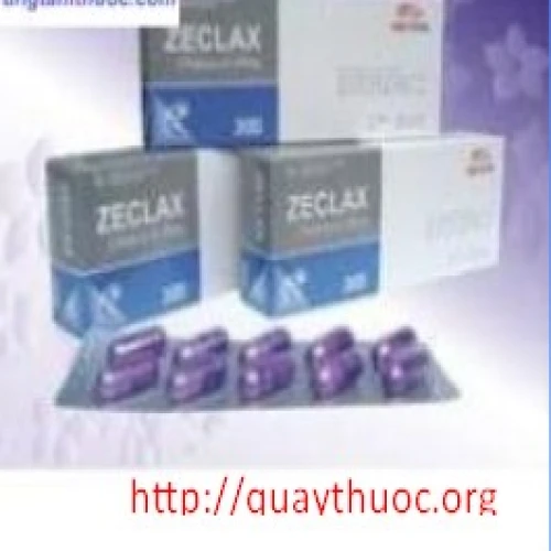 Zeclax 300mg - Thuốc kháng sinh trị bệnh hiệu quả của Eolge