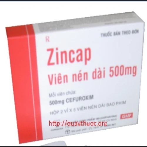 Zincap 500mg - Thuốc kháng sinh điều trị nhiễm khuẩn hiệu quả