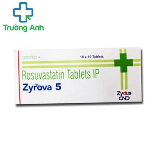 Zyrova 5 - Thuốc điều trị tăng cholesterol hiệu quả của Cadila