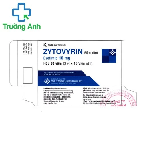 Zytovyrin - Thuốc điều trị tăng cholesterol máu nguyên phát hiệu quả