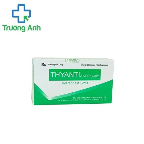 Thyanti 10mg - Thuốc điều trị mụn trứng cá nặng hiệu quả của Hàn Quốc