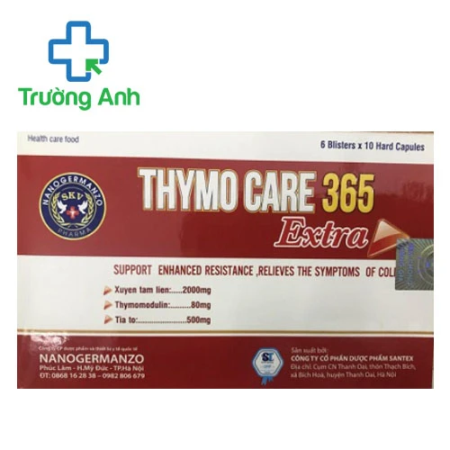 Thymo Care 365 Extra - Hỗ trợ tăng cường sức đề kháng hiệu quả