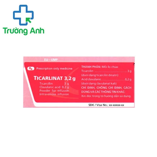 Ticarlinat 3,2g - Thuốc điều trị nhiễm khuẩn hiệu quả của Imexpharm