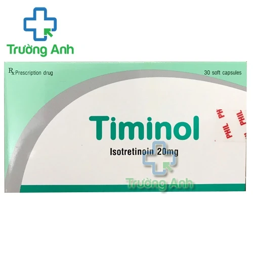 Timinol 20mg - Thuốc điều trị trứng cá nặng hiệu quả