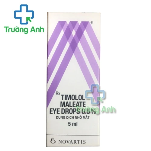 Timolol Maleat Eye Drops 0,5% 5ml Alcon - Thuốc nhỏ mắt hiệu quả của Bỉ