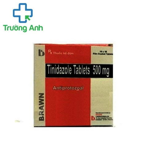 Tinidazol 500mg Brawn - Thuốc kháng sinh điều trị bệnh hiệu quả