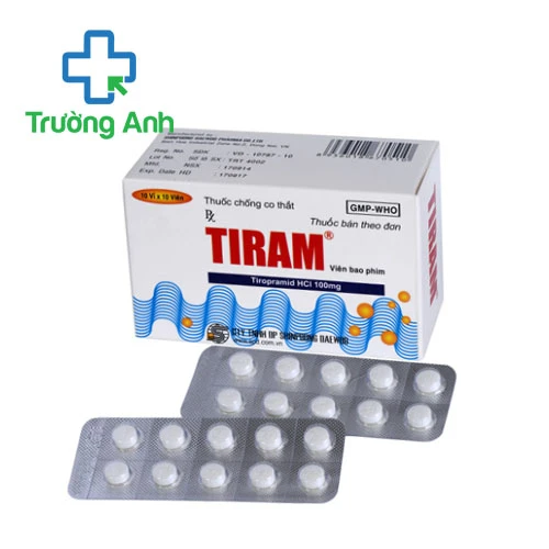 Tiram - Thuốc chống co thắt cơ trơn ở hiệu quả ở đường tiêu hóa