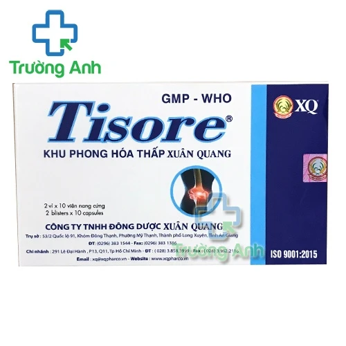 Tisore - Thuốc điều trị đau xương khớp hiệu quả