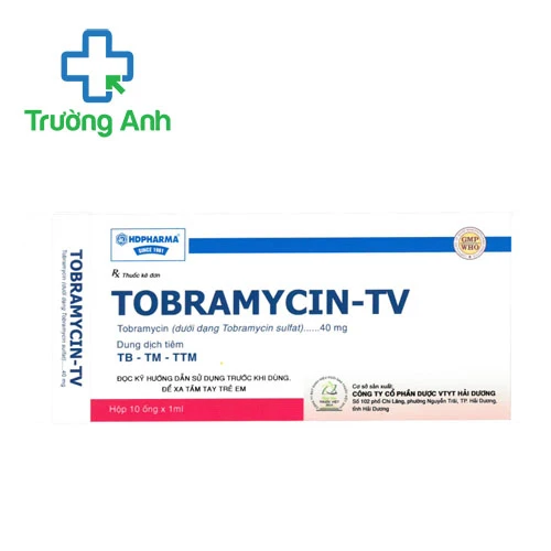 Tobramycin-TV 40mg HD Pharma - Thuốc điều trị nhiễm khuẩn 