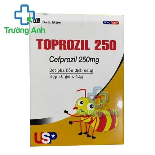 Toprozil 250 - Thuốc điều trị nhiễm trùng nhẹ tới trung bình của US PHARMA