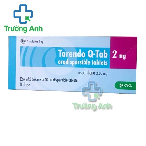 Torendo Q - Tab 2mg Krka - Thuốc điều trị bệnh loạn tâm thần