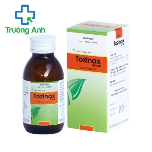 Tozinax syrup Bidipharm - Giúp điều trị thiếu kẽm hiệu quả