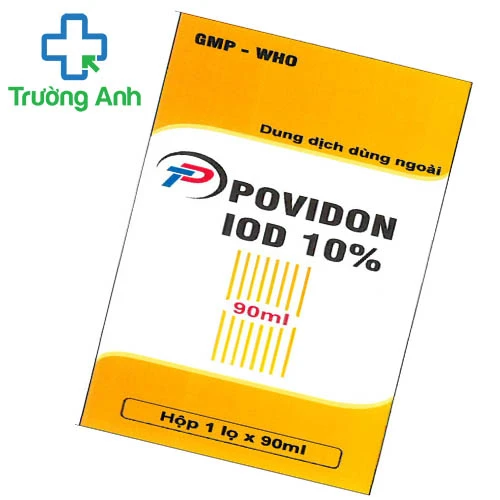 TP Povidon iod 10% - Dung dịch sát trùng, sát khuẩn hiệu quả